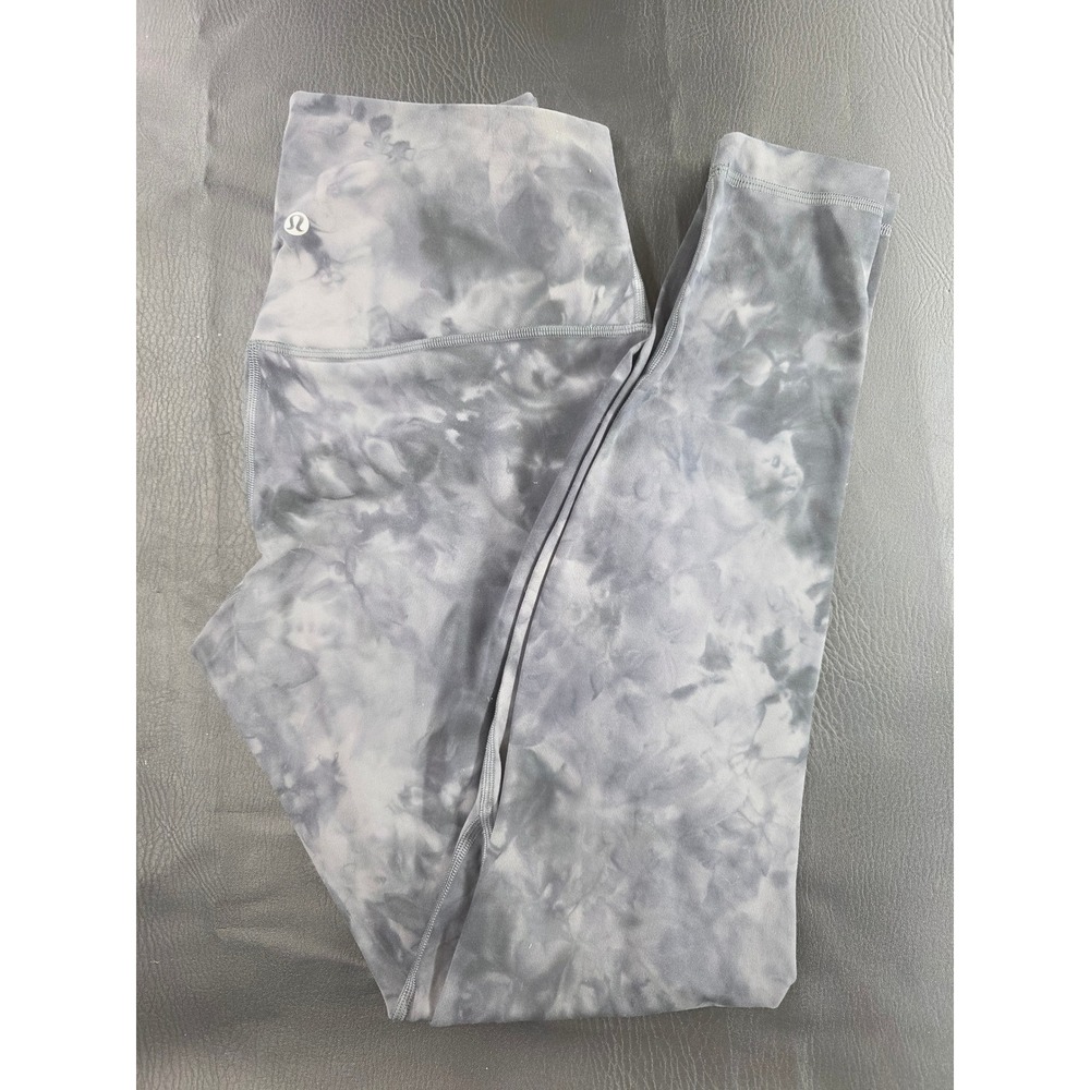 Lululemon Align High-Rise Pant 25 Diamond Dye Graphite Grey Bronze Green Size 8